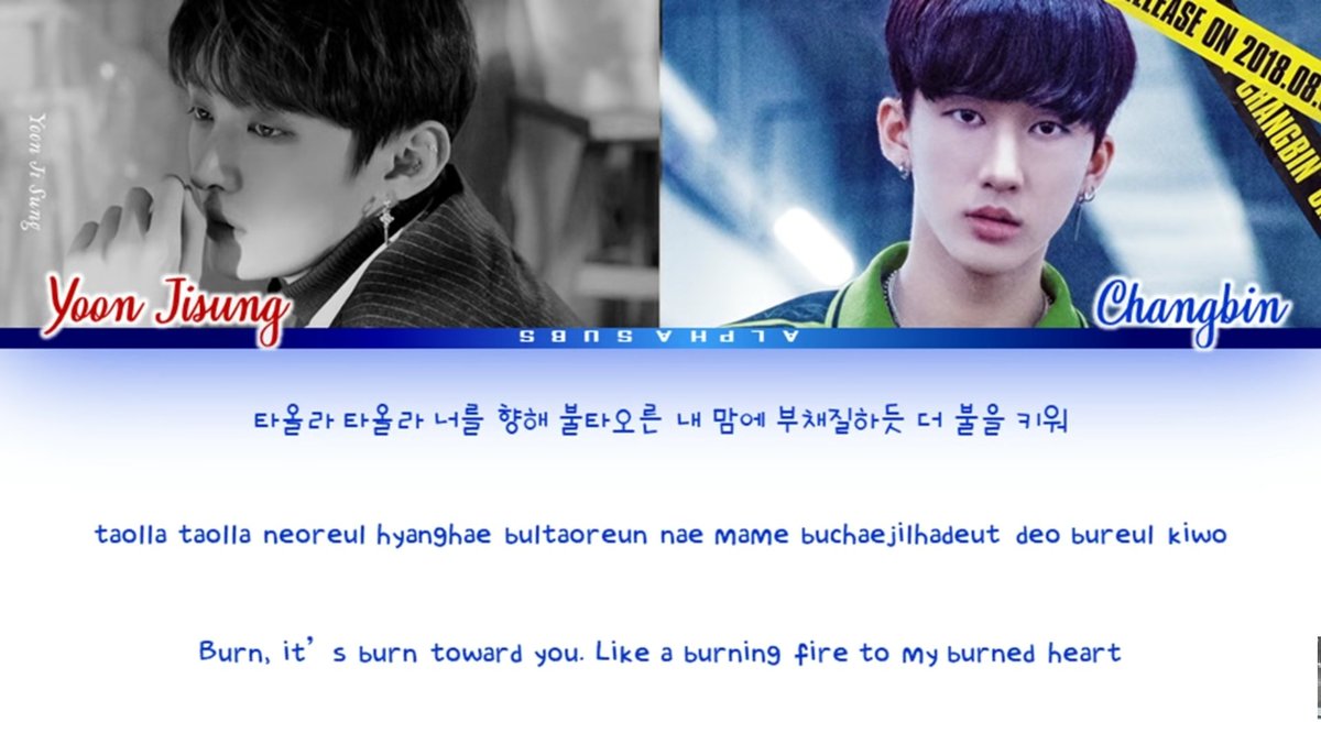 3. 바람 같은너 (You... Like the Wind)↬ Yoon Jisung - Aside└ song about feelings to your significant other, even if the weather is cold, when i am with you i feel warm.↬ Changbin wrote his part, Yoon Jisung said that in his vlog.cr. YouTube AlphaSubs