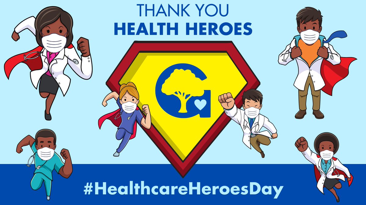 On this #HealthcareHeroesDay, we recognize the dedication &amp; bravery of our frontline medical heroes - our doctors, nurses, EMTs &amp; first responders.

💙Who is your #HealthcareHero? Let’s recognize them in the replies below.