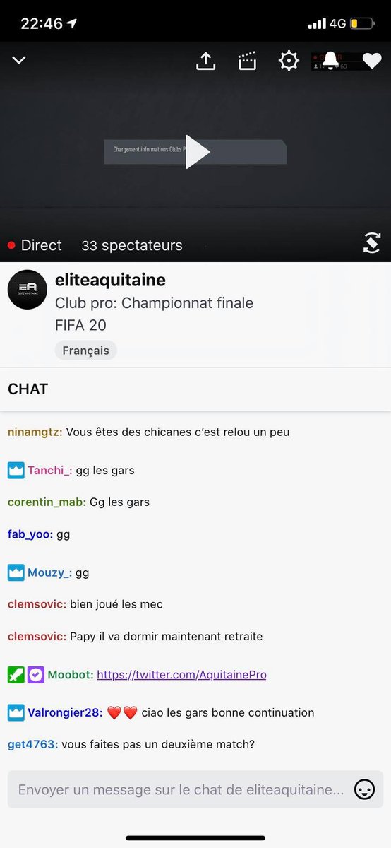 Nous perdons encore en finale du <a href="/championnatCPRO/">Championnat/tournoi Club pro PS4</a> 1-0 contre <a href="/NaonudeFC/">NaonudeFC</a>.

Nous avons eu le plaisir de jouer contre <a href="/Valrongier28/">Valentin Rongier</a>, <a href="/QuentinBraat/">Quentin Braat</a> et <a href="/AdrienViaud/">Aquino</a> (ex champion du monde  FIFA 2011)

Ils ont même accepté un match amical après (on s’est fait déchiré).
Merci à tous😉
