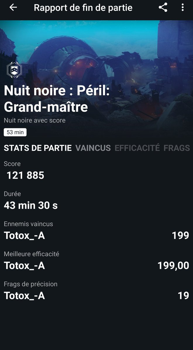 Totox_TV's tweet image. Nuit noire grand-maître "Crash de l'exode" en solo réussi ✅. L'une des nuits noires les plus chiante à mes yeux
youtu.be/UNZCShm8anc
@Hellwolf11 @GIjohnDo @Epyonzilla @Breskoooo 
#teamconsole