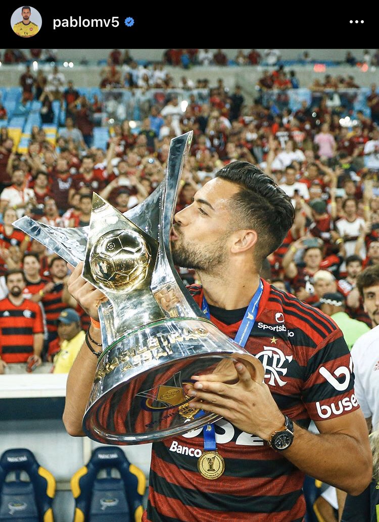 EngRubroNegro's tweet photo. “O #Flamengo me deu uma chance e todas as dúvidas foram embora. Aqueles 6 meses foram maravilhosos. Foi uma barbaridade. Ainda ñ tenho palavras para descrever e acho q nunca terei. Nunca vou me esquecer, está gravado no meu coração.”

- Pablo Marí, ao jornal inglês The Guardian https://t.co/viI18CmKuu