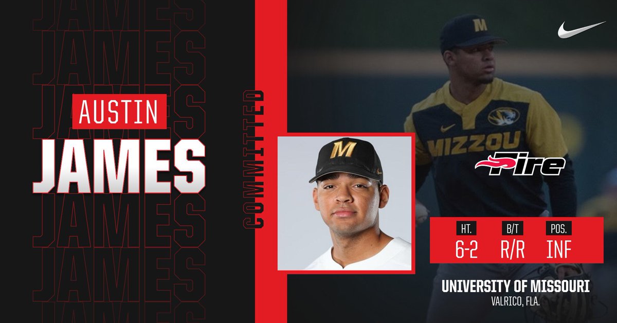 SEUFireBaseball's tweet photo. 🚨🔥 COMMITMENT 🔥🚨

We are excited to announce the signing 📝 of @AustinTyler111 . The senior infielder joins the Fire Family from the University of Missouri. #FireFamily https://t.co/fzkysBMIXv