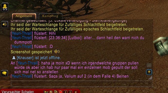 WeinachtzmanB's tweet photo. Wenn der Tank ewig braucht übernehm ich halt :) #warcraft #Ehrenheal #ehrenmann #dersebbo https://t.co/CDoupt7Fn3