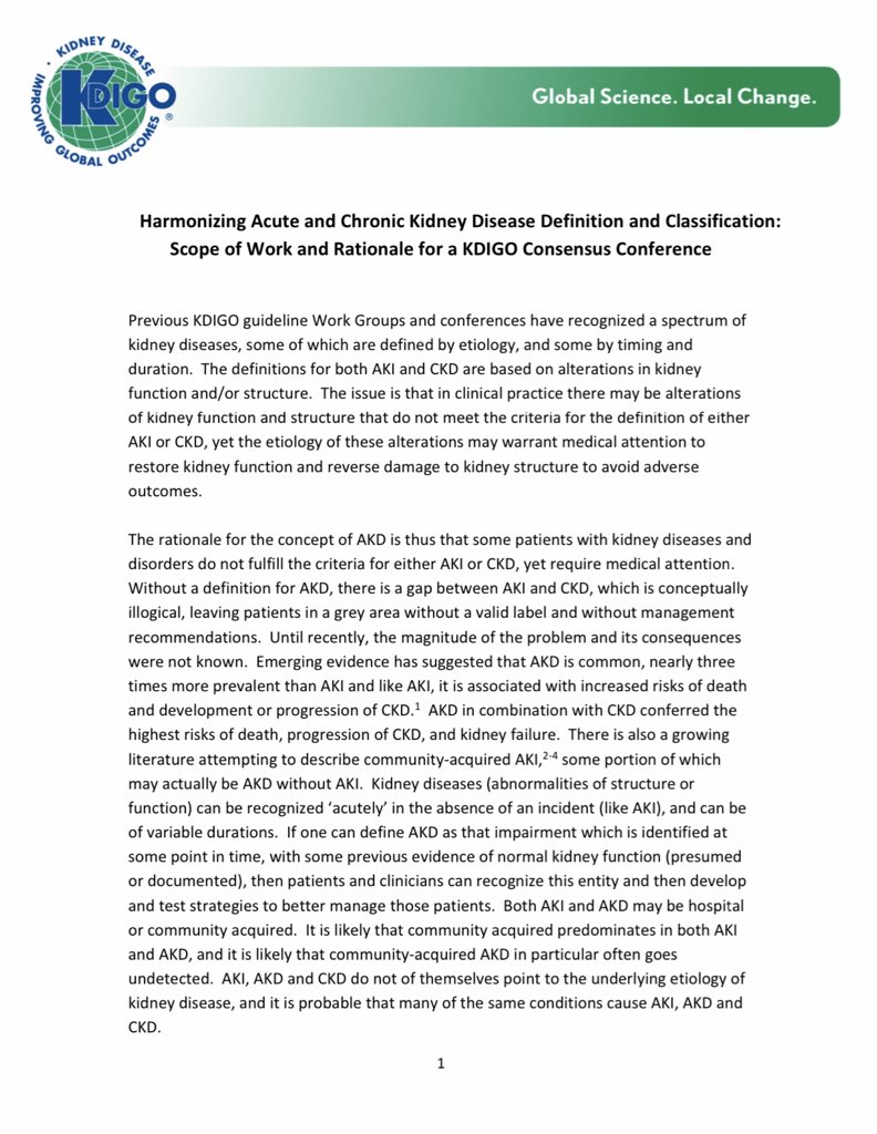 edgarvlermamd's tweet photo. .@goKDIGO Consensus Conference on Harmonizing Acute and Chronic Kidney Disease Definition and Classification Scope of Work is out for public review‼️
📌 Submit comments by June 1 🗓
👉🏼 https://t.co/a0ljkAL3Qd https://t.co/zcUwZMnrU3