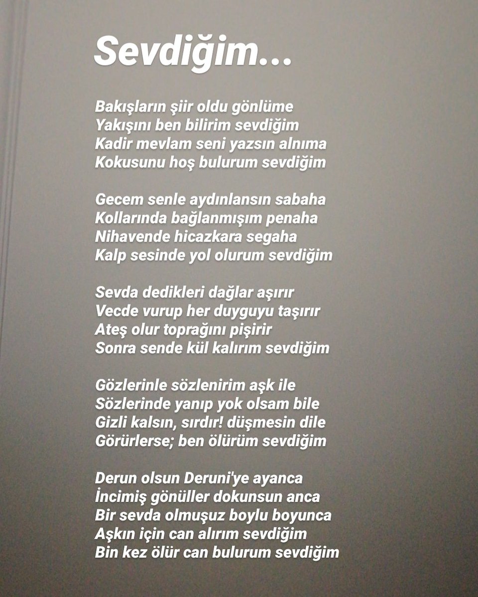 Kutsal1Sevda's tweet photo. Sevdiğim... 

Bakışların şiir oldu gönlüme
Yakışını ben bilirim sevdiğim
Kadir mevlam seni yazsın alnıma
Kokusunu hoş bulurum sevdiğim https://t.co/hYObBd1f9a