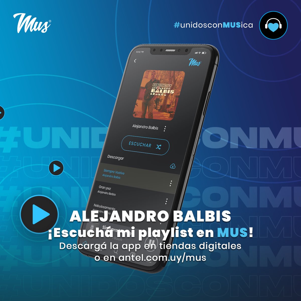 ale_balbis's tweet photo. Gracias MUS #unidosconmusica  #balbis https://t.co/DSq9P2ukGb