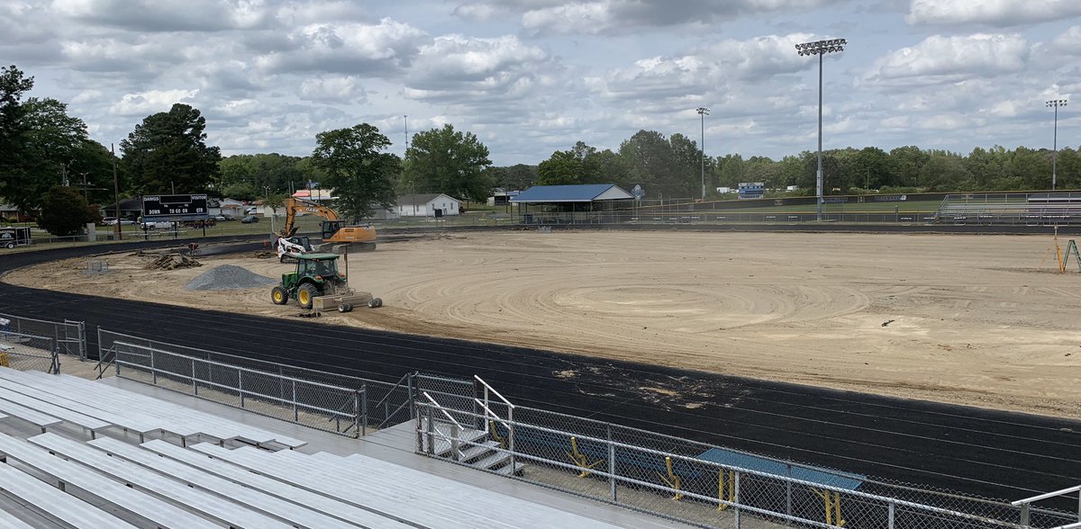 We’re underway at Princeton Middle/High School with the field renovation project.  This turf field will help support the many programs that call this single field home.  #jcpsconstruction