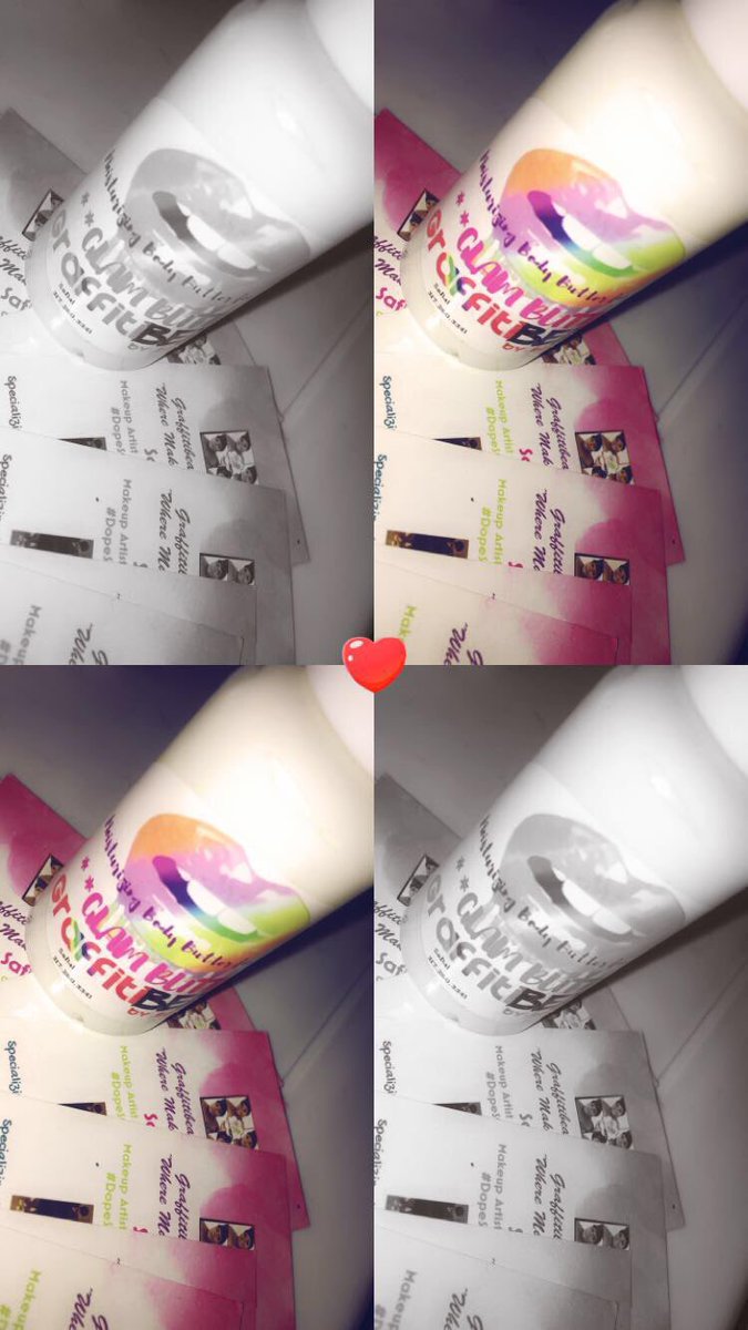 SafiaJordan's tweet photo. #GraffitiBeatsbySafia 
*Glam Butter* 
*Dope Buttah* for Him!
*Beard Oil*
*Moisturizing Body Oil*
*Roll on Perfume*
2oz bottle $3
4oz jar $5
8oz jar $10
12oz jar $15
24oz jar $30
32oz jar $40
Roll on Perfume 1 for $2 or 3 for $5
Inbox me to place an order! https://t.co/pyS3JOTBYQ