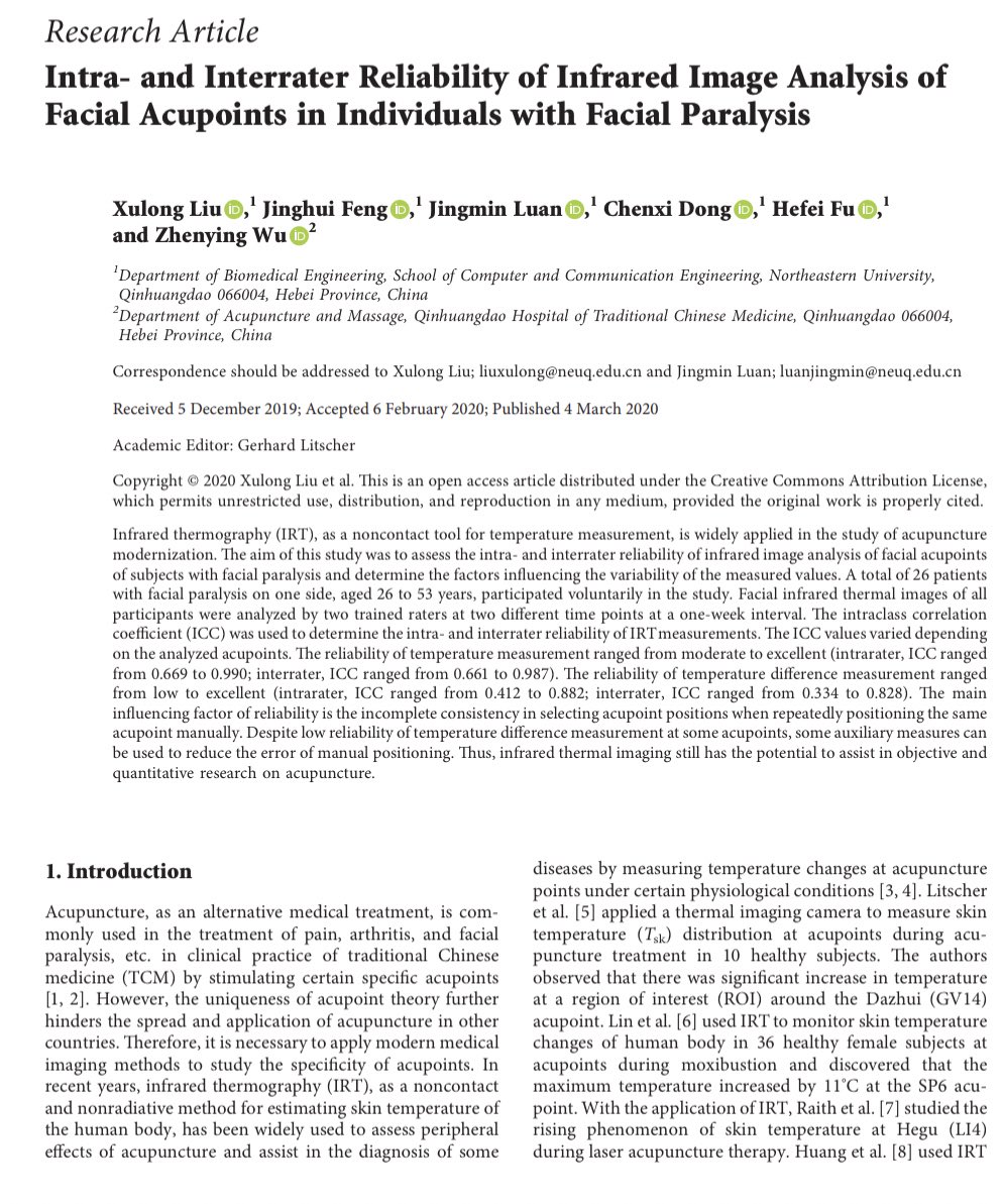 MVClinic's tweet photo. Día 48. Estado de alarma.

📝 Lectura recomendada

“Fiabilidad Intra e Interobservador del análisis con #termografia de puntos de acupuntura en parálisis facial ” #termography 

👉https://t.co/WnMqYg0KFB

#YoMeQuedoEnCasa  #COVIDー19 #vamosaganaralvirus https://t.co/hVC9iDXFBQ