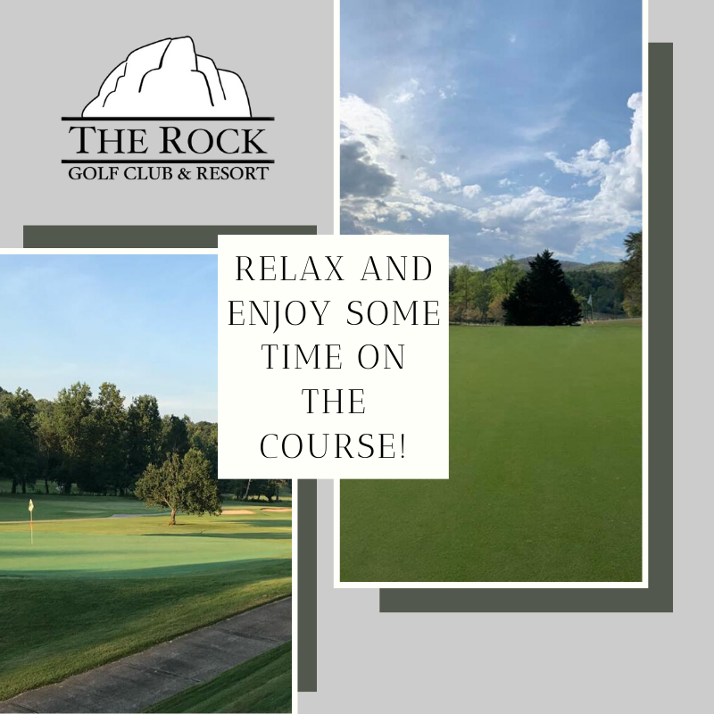 Relax and enjoy some time at The Rock this weekend! Book here: bit.ly/3eN766A

Practice social distancing and get a round in at The Rock!