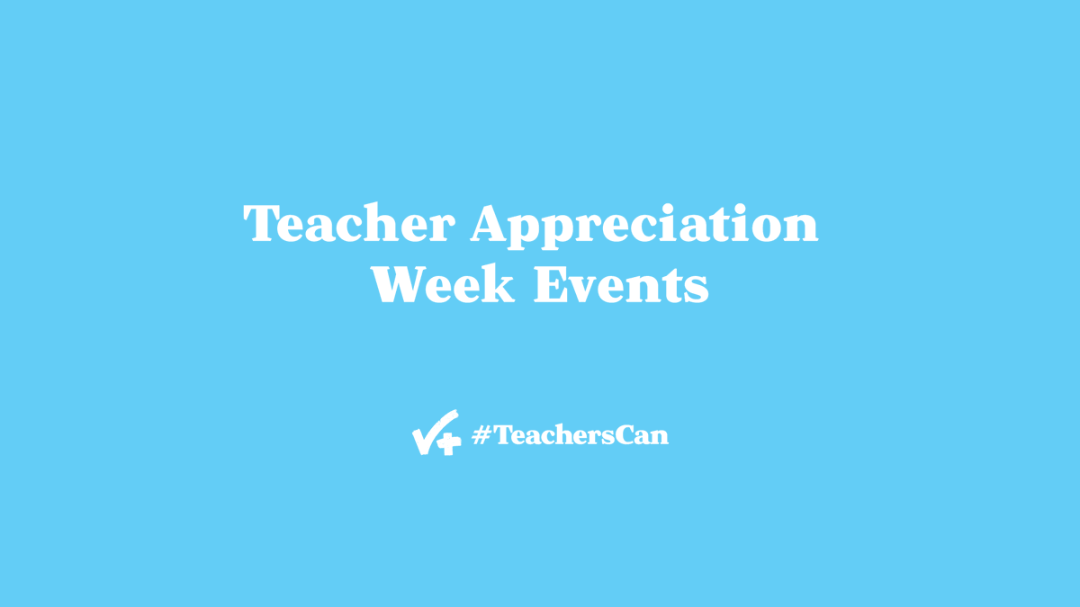 TXTeachersCan's tweet photo. Oh, you thought we were only giving away Teacher Appreciation Week prizes to teachers? Nope. We're getting ready to share some exciting plans for next week. Every. Single. Day. Of. The. Week. Stay tuned. #TeachersCan https://t.co/c6bE5qB5X8