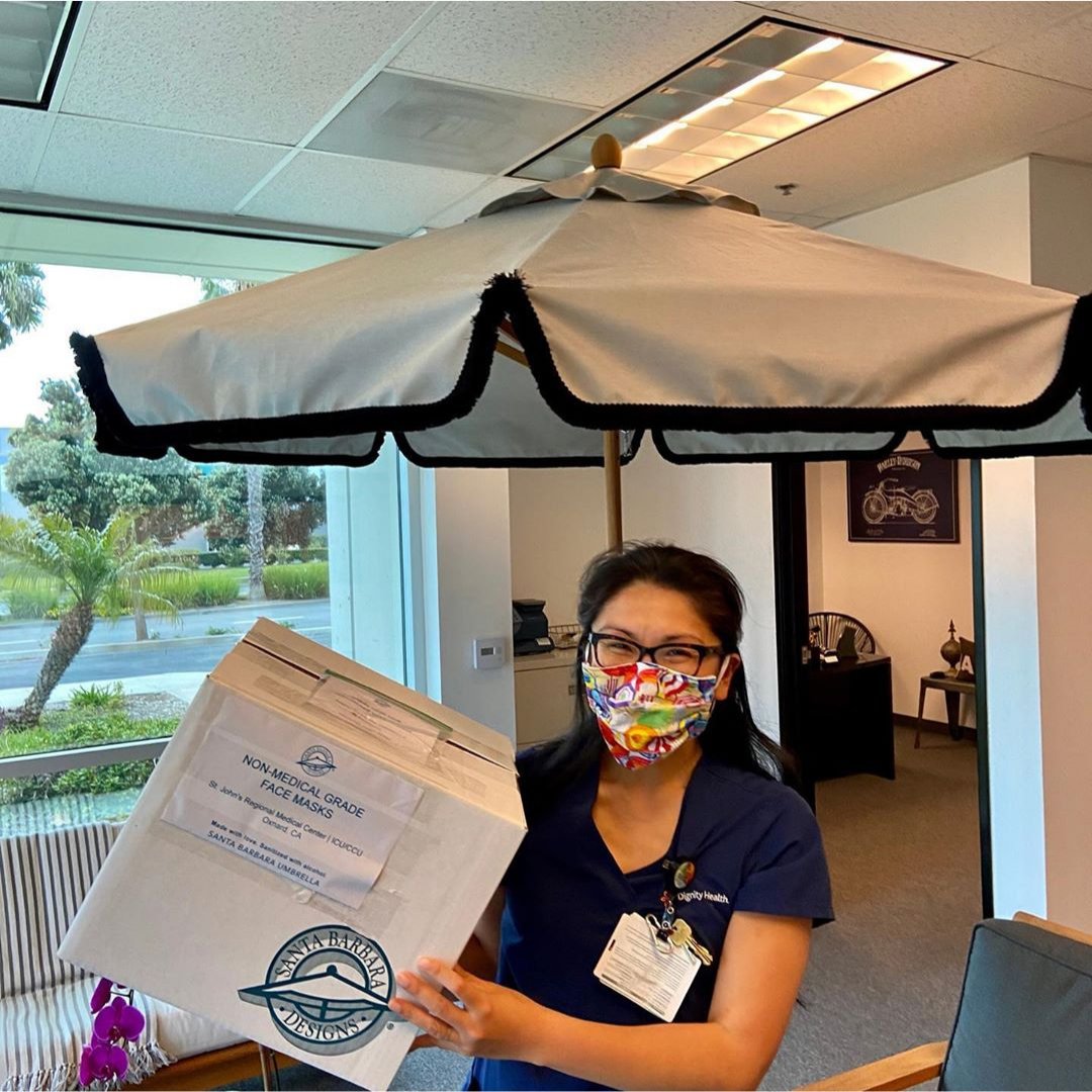 iluminoproject's tweet photo. In the face of the COVID-19 crisis, it is encouraging to see businesses and individuals around the world step up and support affected communities. It is inspiring to see Santa Barbara Designs and their employees step up to serve their local community https://t.co/e7Bk1u3ZU5. https://t.co/FU8NrjLo9I