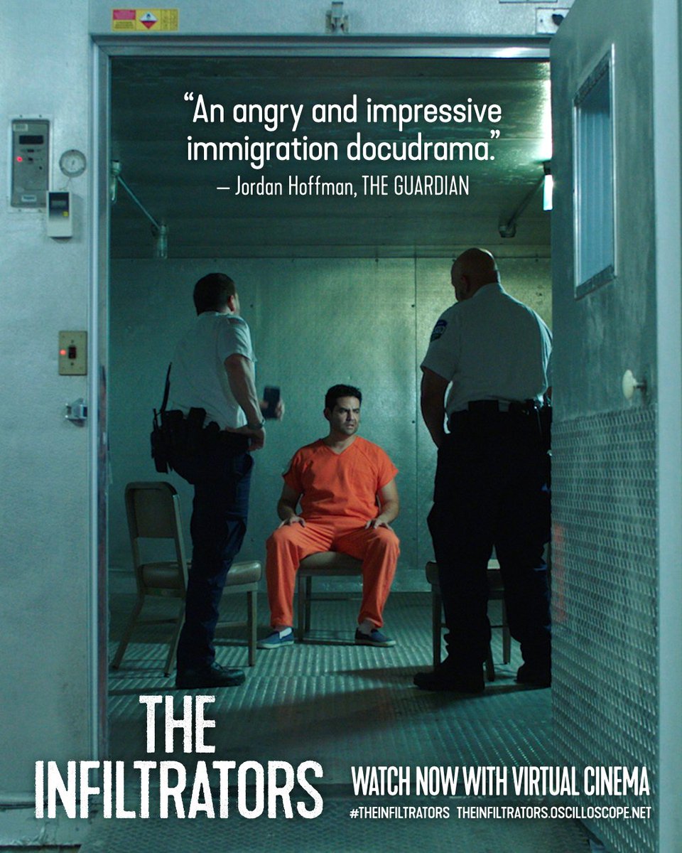 #VirtualPremiere today for this #powerful #immigration #docudrama #TheInfiltrators
theinfiltrators.oscilloscope.net
Watch it today and see why this film won the #NEXT Innovator and Audience Awards <a href="/sundancefest/">Sundance Film Festival</a> #immigrationreform #ICE #detentioncenters #thriller #truestory #TWDFamily