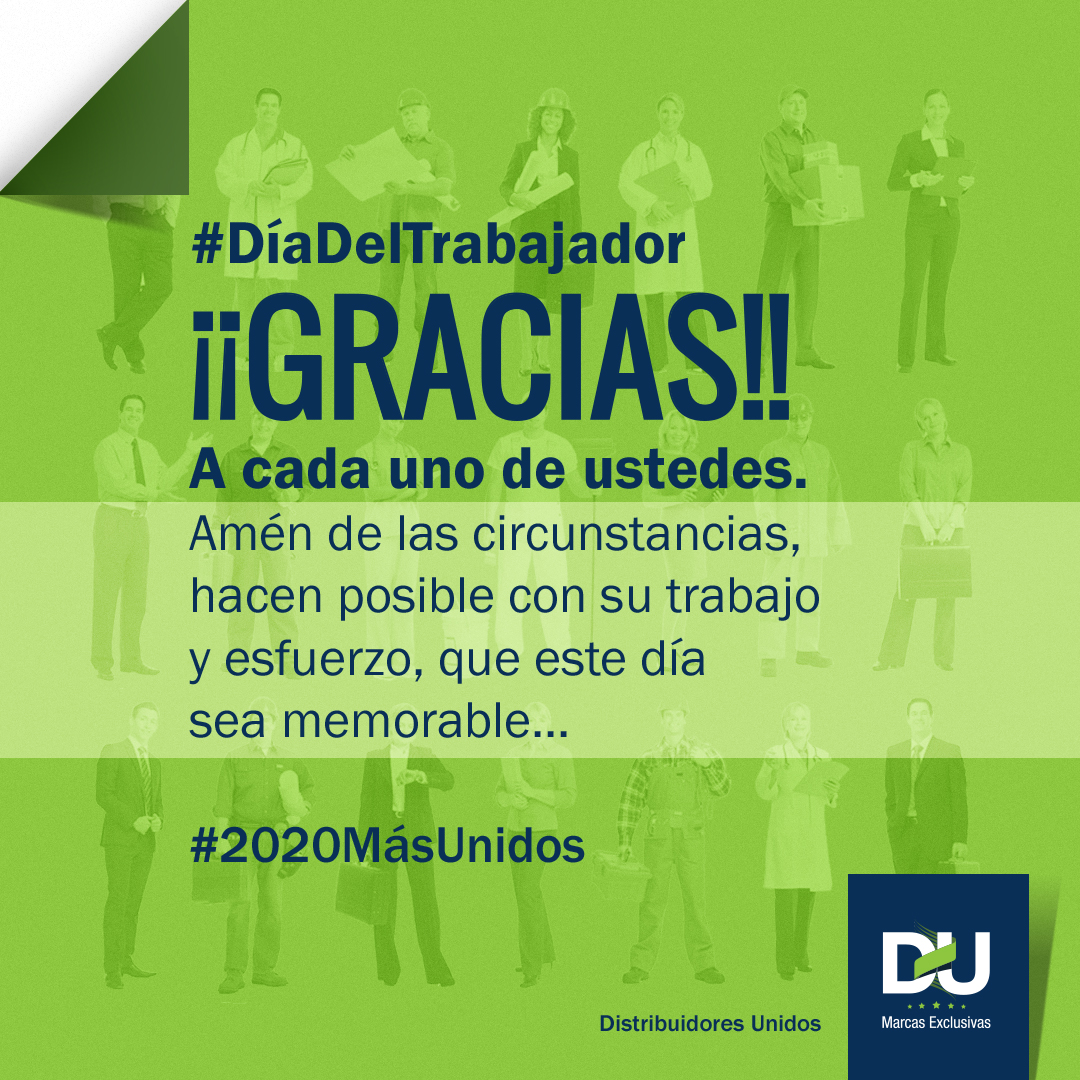 DUNIDOS's tweet photo. ...Y cómo no agradecer a quienes hacen que las empresas, los negocios, los servicios, la salud y en fin El PAÍS se siga moviendo sin importar las circunstancias, aportando para generar progreso. Solo así evoluciona una sociedad. #UnidosEnPausa seguimos funcionando ¡Felicidades! https://t.co/bXV0KDpALO