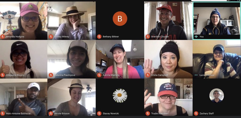 CheyenneBruyns's tweet photo. Hats on for Mental health! https://t.co/3H7GlzQ7p9