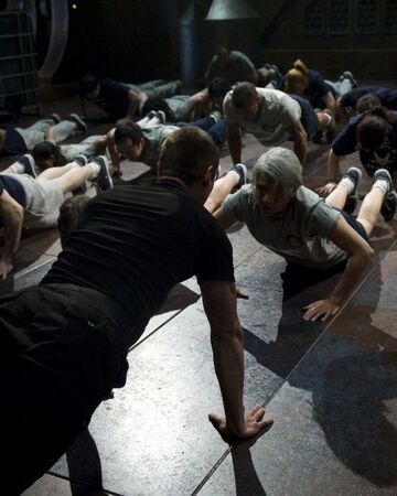 CaptainBadger79's tweet photo. The crew of the Destiny on #WorldPushUpDay #Stargate #TimeForStargate https://t.co/VQ1VPZ9E2m