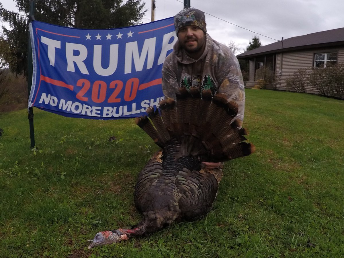 This 'ol boy wasn't practicing social distancing, so he had to be removed from the flock. #TurkeyHunting #Hunting