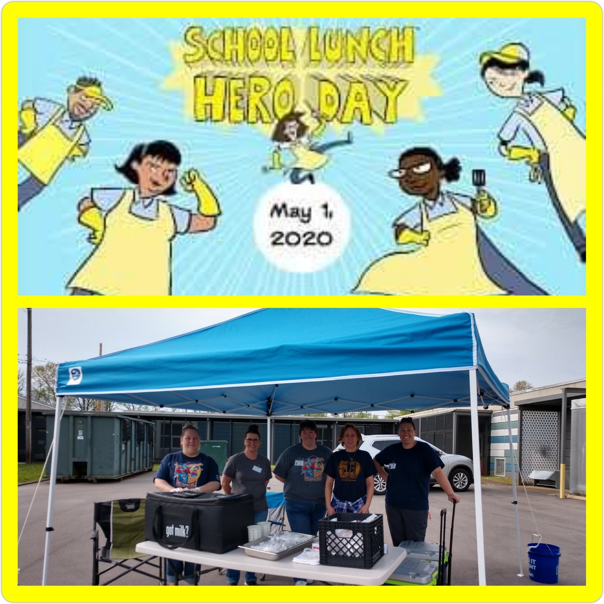 NiElleTunia's tweet image. It's School Lunch Hero Day!!! From passing out Friday food bags to delivering meals our JBES Cafe' Team goes over and beyond to serve our families ❤️ Thank you Kris Stanfill and Rhonda Parham!!! #BEARific #BeAGoodStat @JBESBears @JBESPrincipal @MauryCoSNP @JbesSped