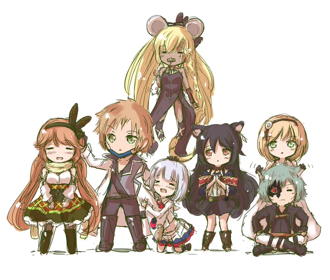 アルバハソロできた記念闇パ。
#グラブル 