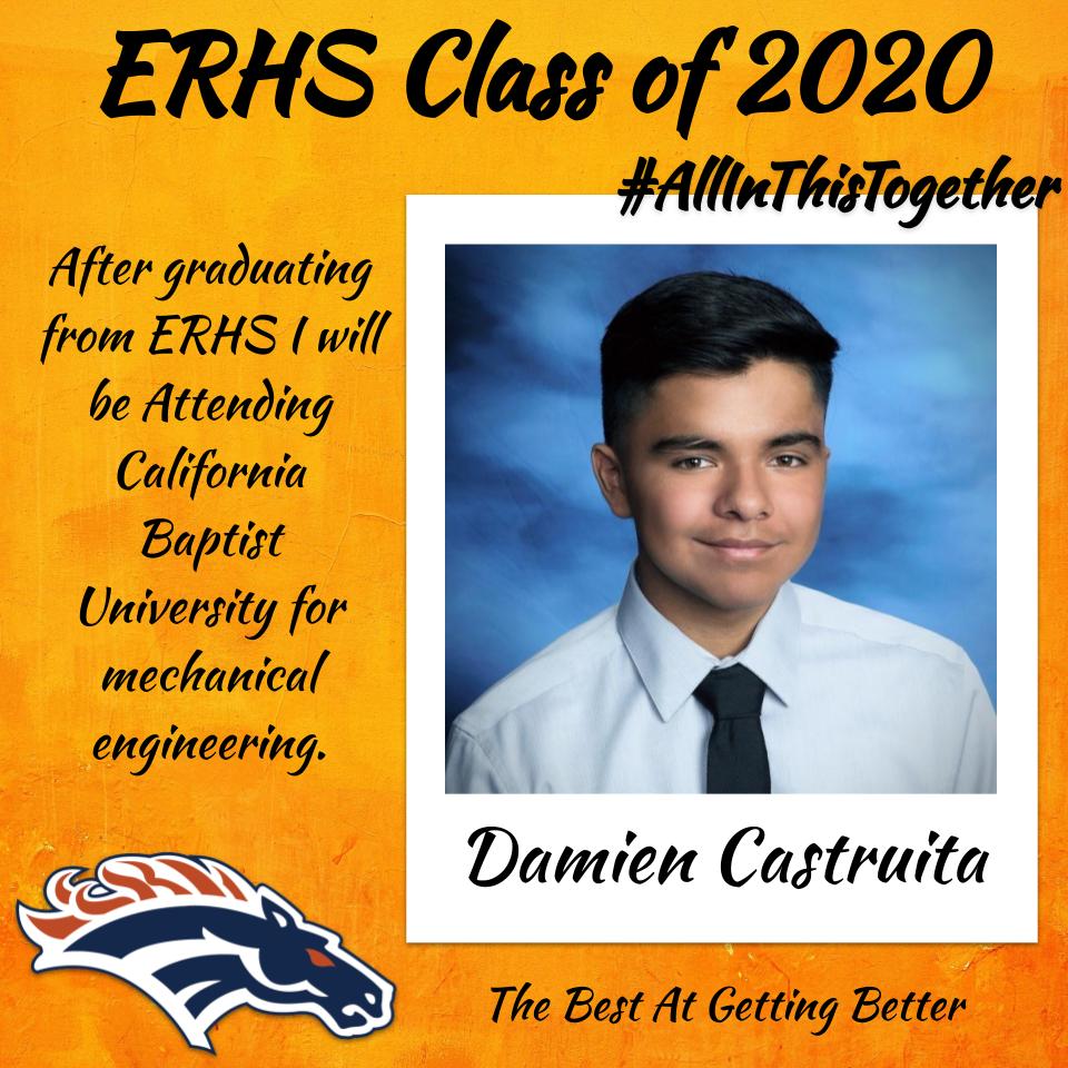 ERHSOfficial's tweet photo. 🧡We've always known the Class of 2020 was remarkable and now they are making history. We've decided to showcase our amazing seniors to the world. 🧡

Submit your information here to be featured: https://t.co/30d8NGOku7 https://t.co/dpFcwxDxzr