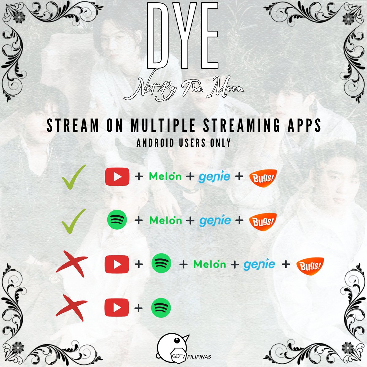  STREAM ON MULTIPLE STREAMING APPS  The image below shows which platforms you can & cannot stream at the same time. Android users only. In order to do this, you need to turn on the 'Audio-Focus' feature. Check the next post to know how to turn on 'Audio-Focus'.