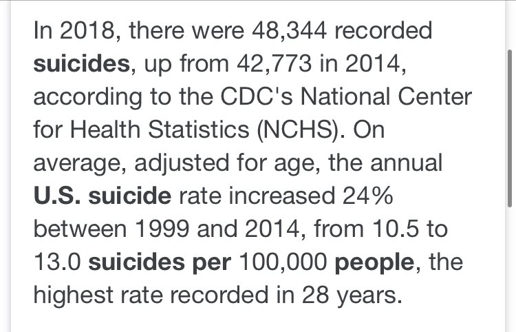 Ferguson estimates that opening schools will up Corona deaths by 2%. That’s 2K more deaths if Corona were to kill 100K in the US.Every % (100 basis points) rise in Unemployment ups suicides by 0.99%. If Unemployment averages “only” 20% this year, it will add 8K suicides.