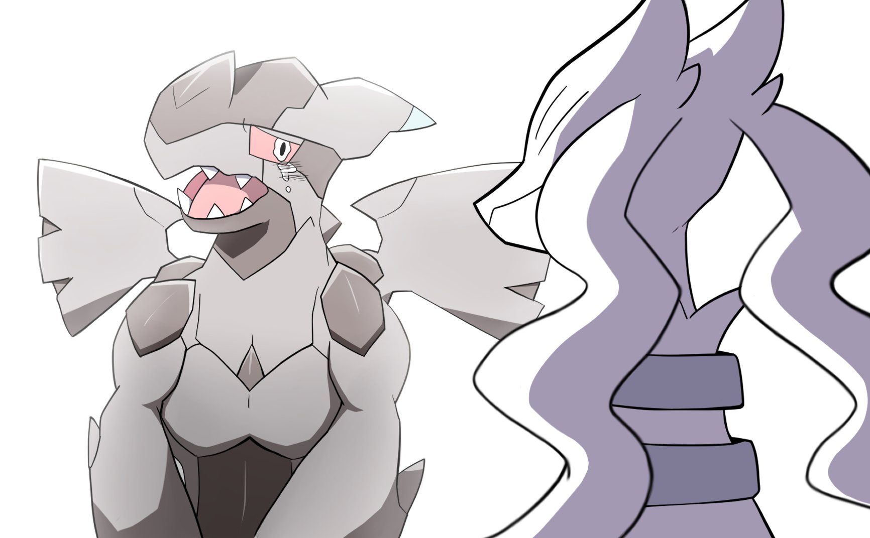 Pokemon Zekrom and reshiram 54