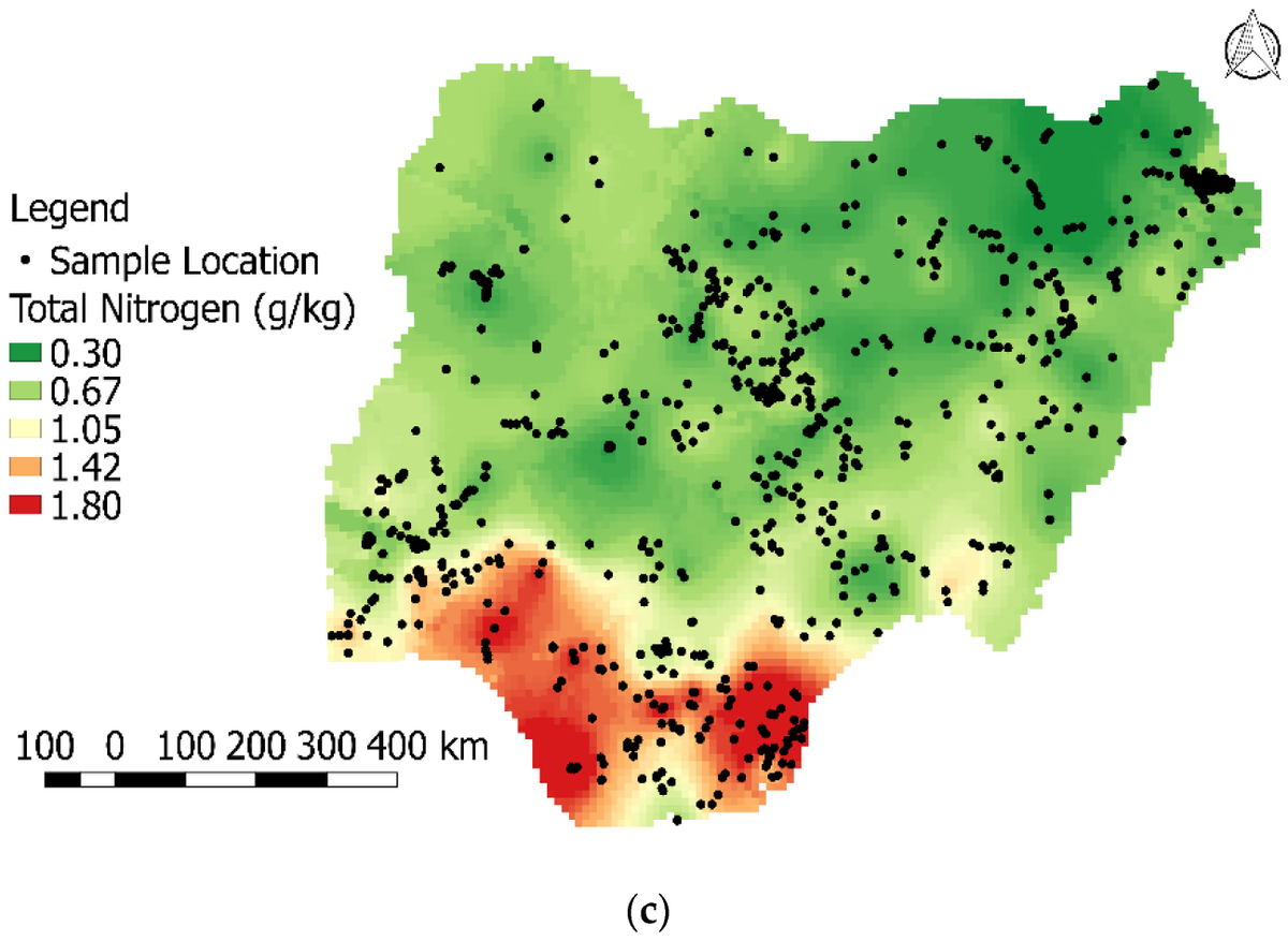 ISPRS_IJGI's tweet image. Regionalization and Partitioning of #SoilHealth Indicators for Nigeria Using Spatially Contiguous Clustering for Economic and Social-Cultural Developments
by Alaba Boluwade
👉mdpi.com/2220-9964/8/10…
#SpatialClustering
#FoodSecurity