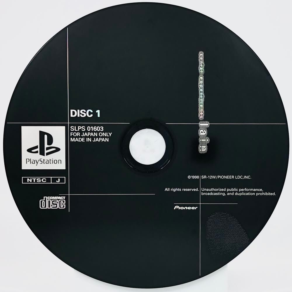 Serial experiments lain : DISC 1PIONEER LDC PlayStation, 1998Archives :  https://www.instagram.com/gamediscbeauty/&nbsp;