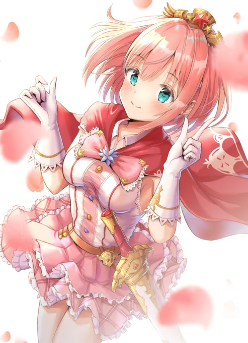 ウヅキちゃんの衣装を借りたユイちゃん
#プリコネR #プリコネ 