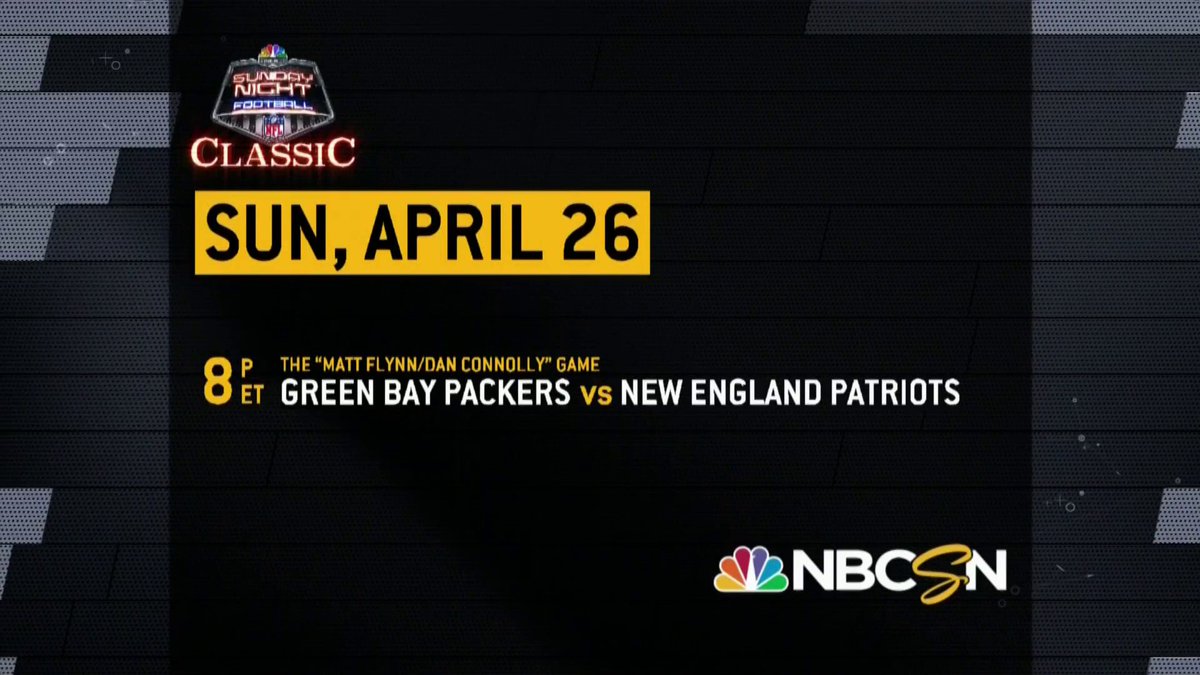 SNFonNBC's tweet photo. We're back next Sunday night for one more #SNFEncore! 

@Patriots | @Packers https://t.co/khZGJvllU0