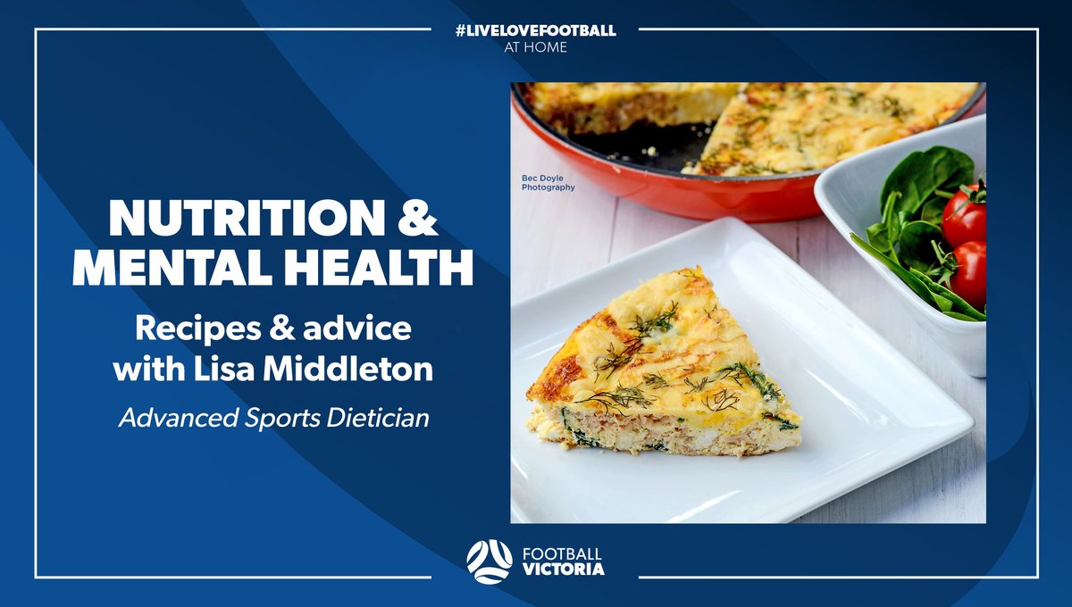 What's for dinner? Advanced Sports Dietitian <a href="/Lisa_Middleton/">Lisa Middleton</a> explains the impact nutrition can have on mental health - and shares another easy, delicious 'brain food' recipe. Details at ftbl.vc/llfah. 🍽
#LiveLoveFootball – at home.