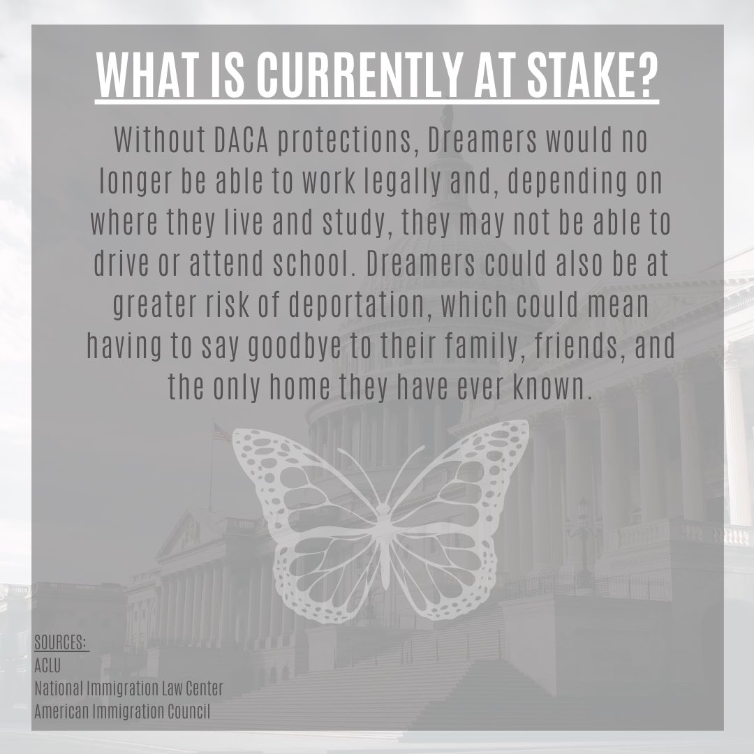 Some more quick facts about DACA, Dreamers, and what is at stake: