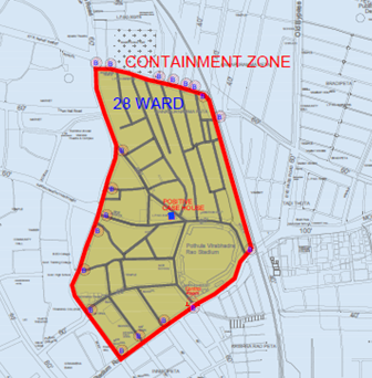 RMCoffice's tweet photo. RMC declared Containment zone in Mangalavarapupeta covering 26, 28 &amp; 29 Wards. Families living in containment zone have been instructed to home quarantine for 14 days. All the roads leading to this area are blocked.

#Containmentzone #RjyFightsCorona #RjyFightsCovid19 https://t.co/AGTxOjCE2X