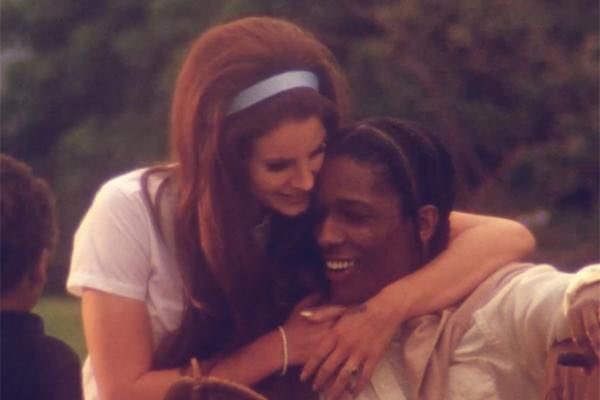 this is the only royal family i acknowledge - Lana Del Rey and A$AP Rocky in National Anthem music video