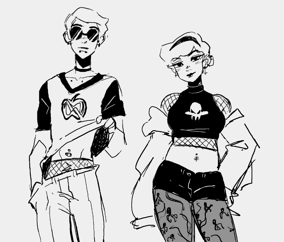 cometjynx's tweet photo. twins get their belly buttons pierced tweet illustrated https://t.co/k7s6BrQNjm