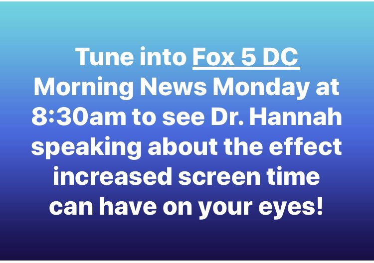 Monday at 8:30am! Dr. Hannah on <a href="/fox5dc/">FOX 5 DC</a> #MorningNews #GoodDayDC
