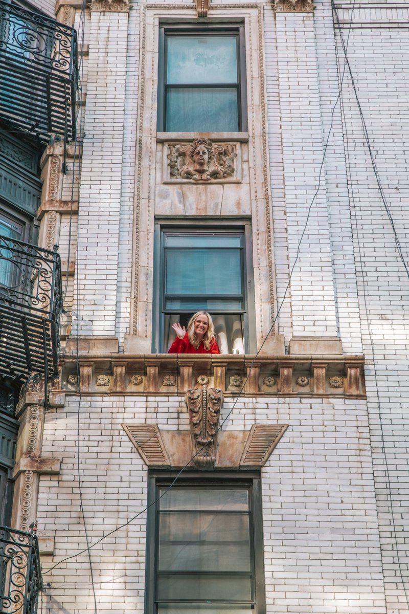 I stopped by and chatted with my ❤️ <a href="/pattyrice25/">Patrice</a> yesterday. Our little street chats are seriously helping me get through this. #newyork #6feetapart #alonetogether #coronavirus #covid19 #newyorkstrong #canon #photooftheday