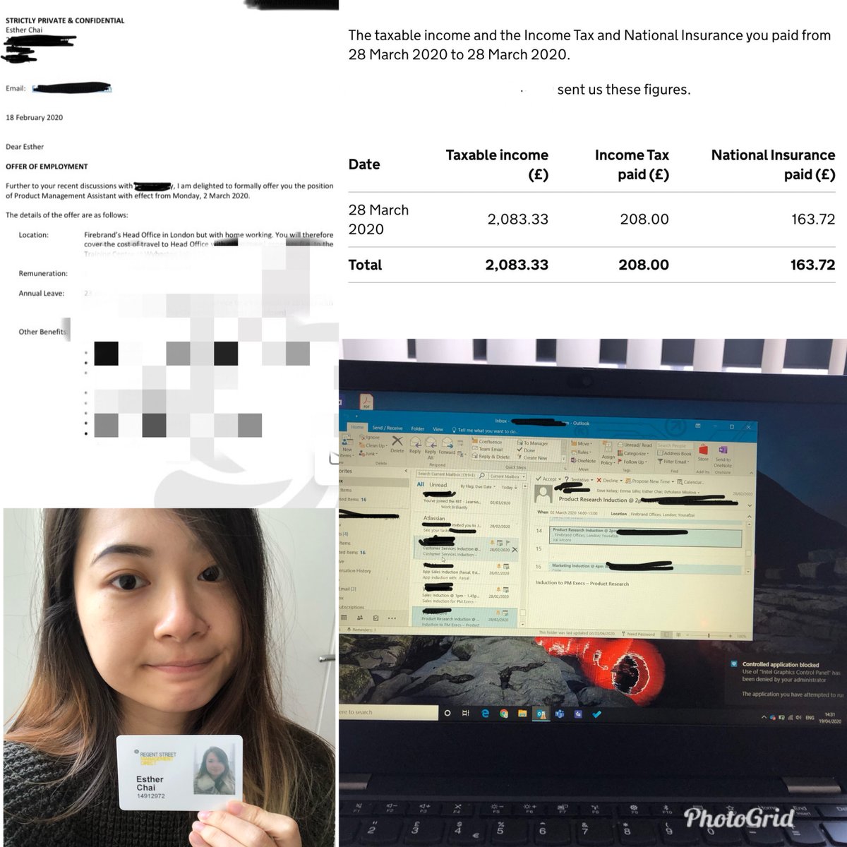 Esther_stc's tweet photo. We are NOT fraud, we paid our taxes! We HAVE evidence. What more do you need. @RishiSunak @HMRCgovuk Please stop abandoning us! #newstarterjustice #jobrejectionscheme https://t.co/vu6kF2rHqX