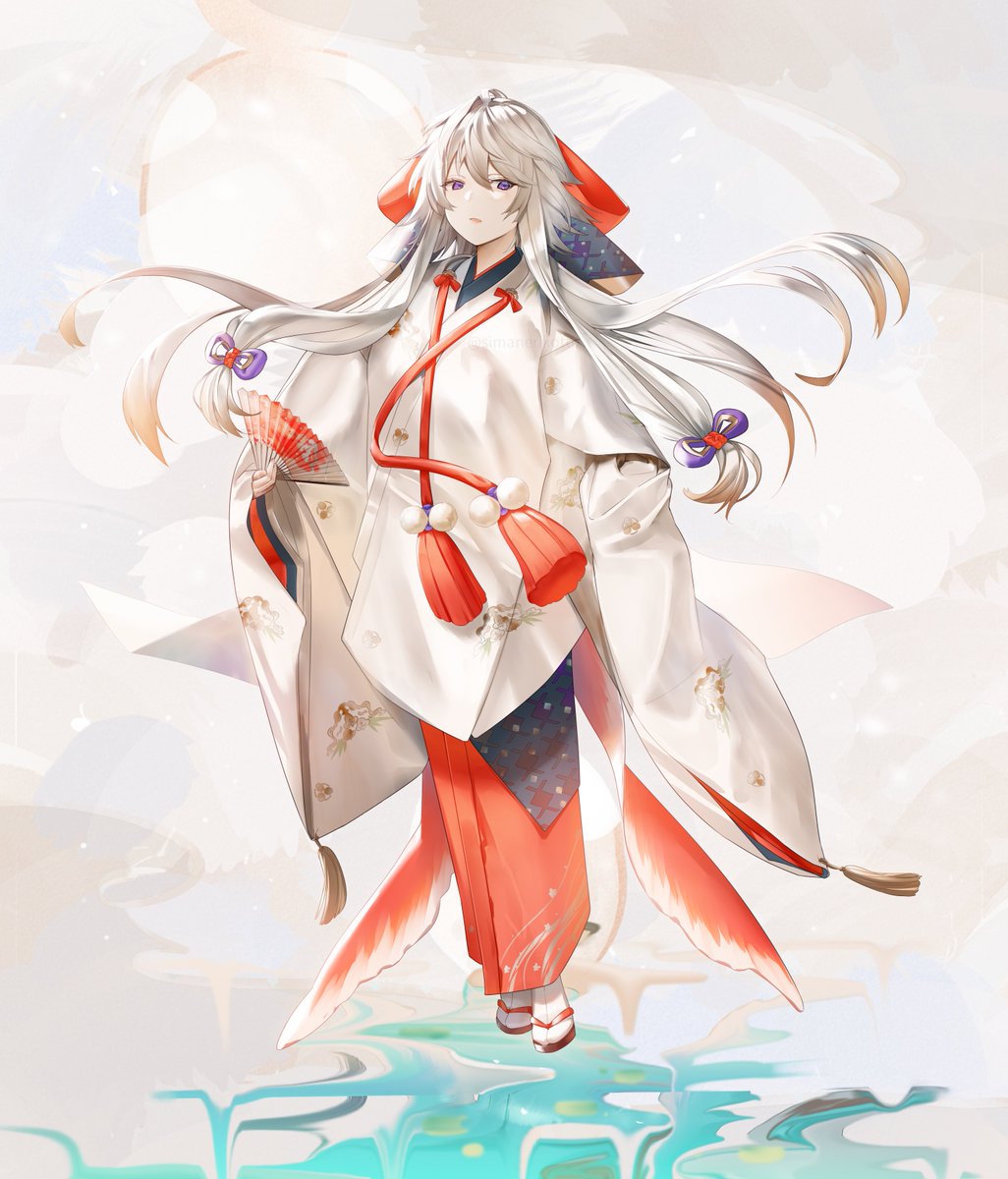 羽衣 しまねりこっとんのイラスト