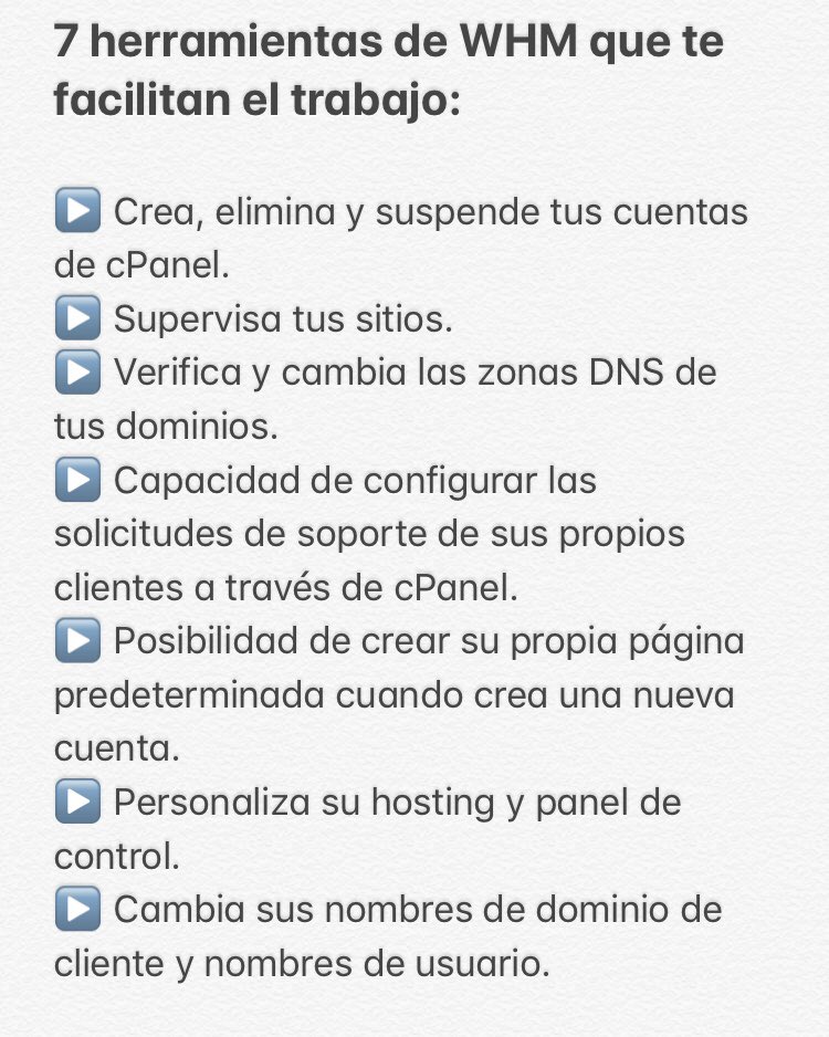 servicioshostin's tweet photo. Sin duda, los Web Host Manager nos facilitan muchísimo el trabajo.
¿Tú qué opinas? ¿Lo usas?
#19Abr #Servicioshosting #Webhostmanager #WHM https://t.co/7Xnddbf9IN