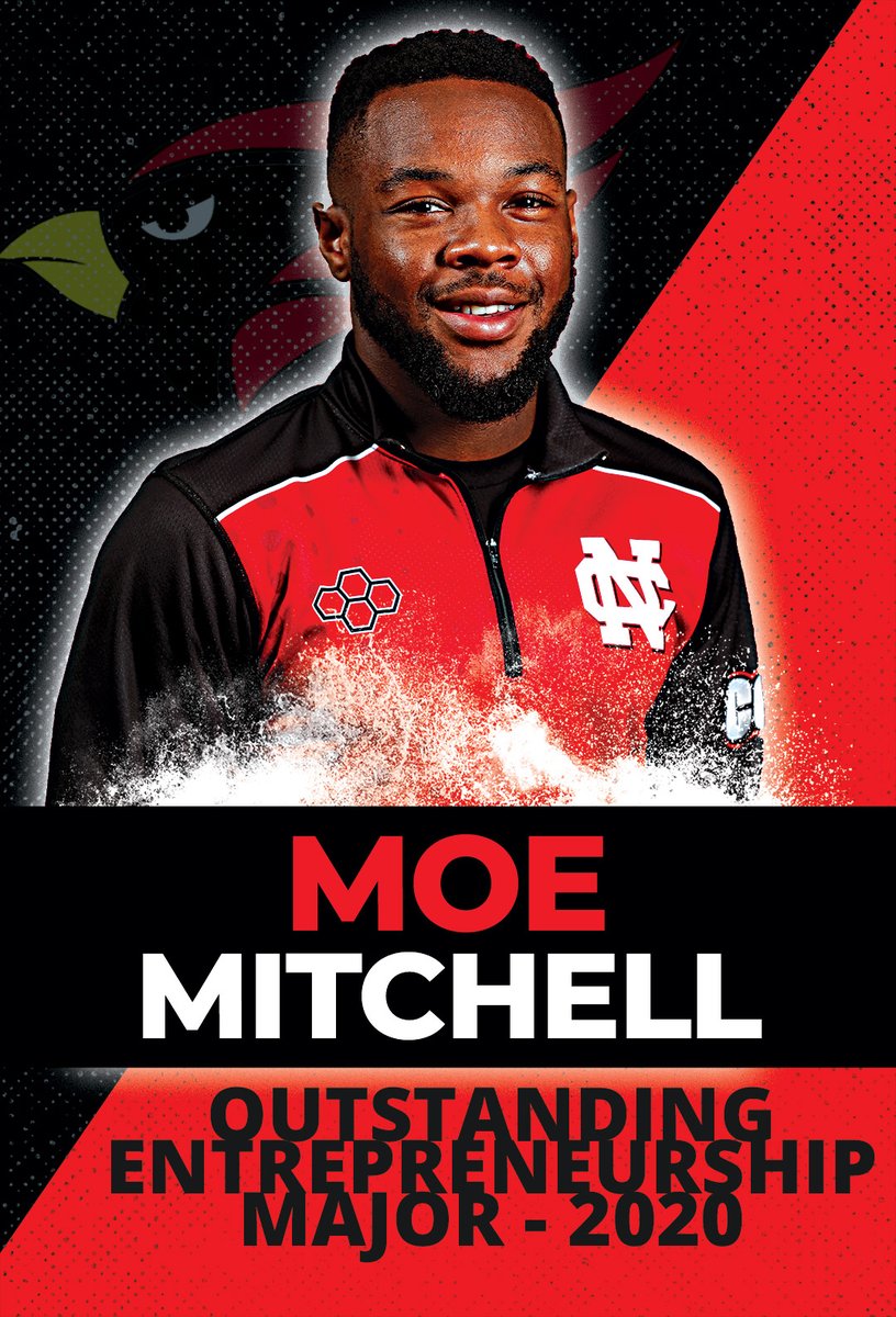 NCCwrestling's tweet photo. Congrats to @Moemitchell14 on being named @northcentralcol's Outstanding Entrepreneurship Major for 2020! #FearTheBird https://t.co/fZYArNzowb