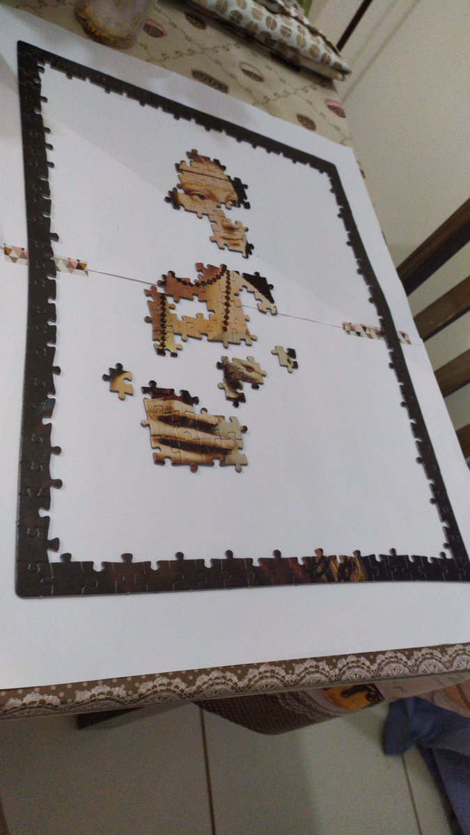 Da série #coisascomrituais, existe o "Começar quebra-cabeça pelas bordas"