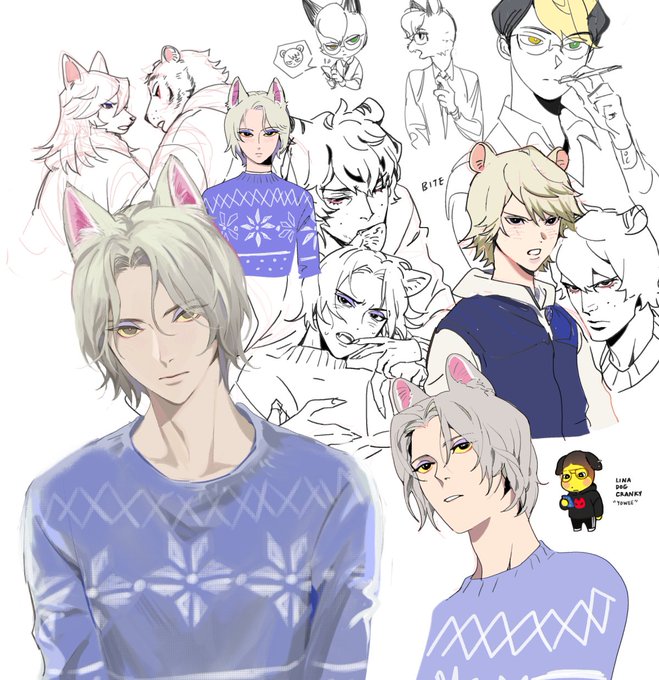 20 scribbles of the same fang bust shot in between 325 hours of animal crossing ? 