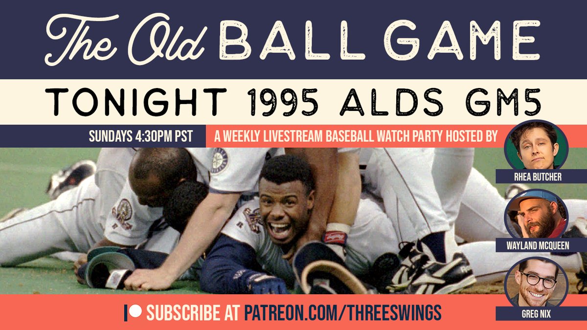 OldBallGameShow's tweet photo. We're about to go live! Come watch Ken Griffey Jr and Randy Johnson be awesome with us! https://t.co/iV49sXkagq https://t.co/xAi4vdrFxJ