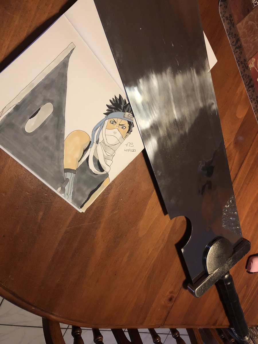 Rican212_'s tweet photo. - I had to draw him haha β€οΈ #zabuza #naruto #executionersblade #anime #art #artistloftmarkers https://t.co/Yb4UXtNUre