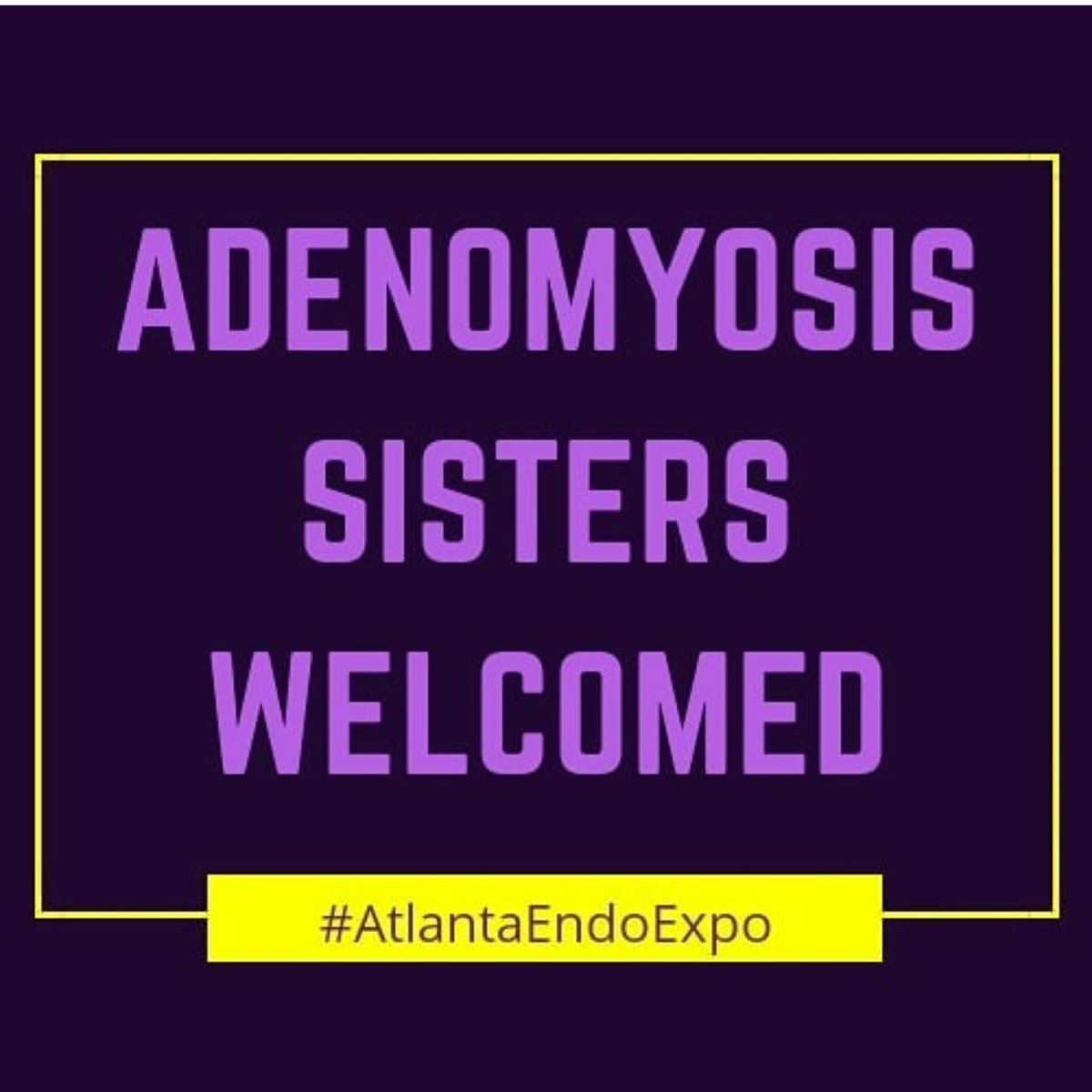 AtlEndoComm's tweet image. #AtlantaEndometriosisCommunity #AtlantaEndoExpo #AdenomyosisAwarenessMonth #Adenomyosis #AdenomyosisAwareness