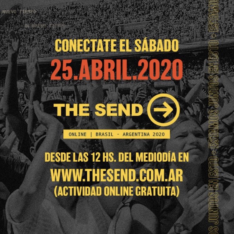 Nos unimos a Brasil en un solo clamor de avivamiento que cruza Naciones y alcanzará a todo el mundo.

25 de abril, desde las 12 hs en vivo por thesend.com.ar

#thesend #thesendonline