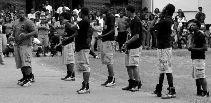 misterO1906's tweet photo. My brothers and I. #throwback #benedictcollege #stepshow #yardshow #AlphaPhiAlpha 🤙🏽 https://t.co/u9XUq7VSYc