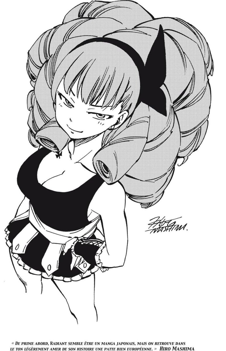 Melie (Radiant) dessiné par Hiro Mashima (RaveMaster, FairyTail....)